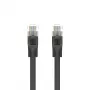 UNITEK Cat.6 UTP plokščias patch laidas 10m juodas RJ45 Snagless Gigabit Ethernet