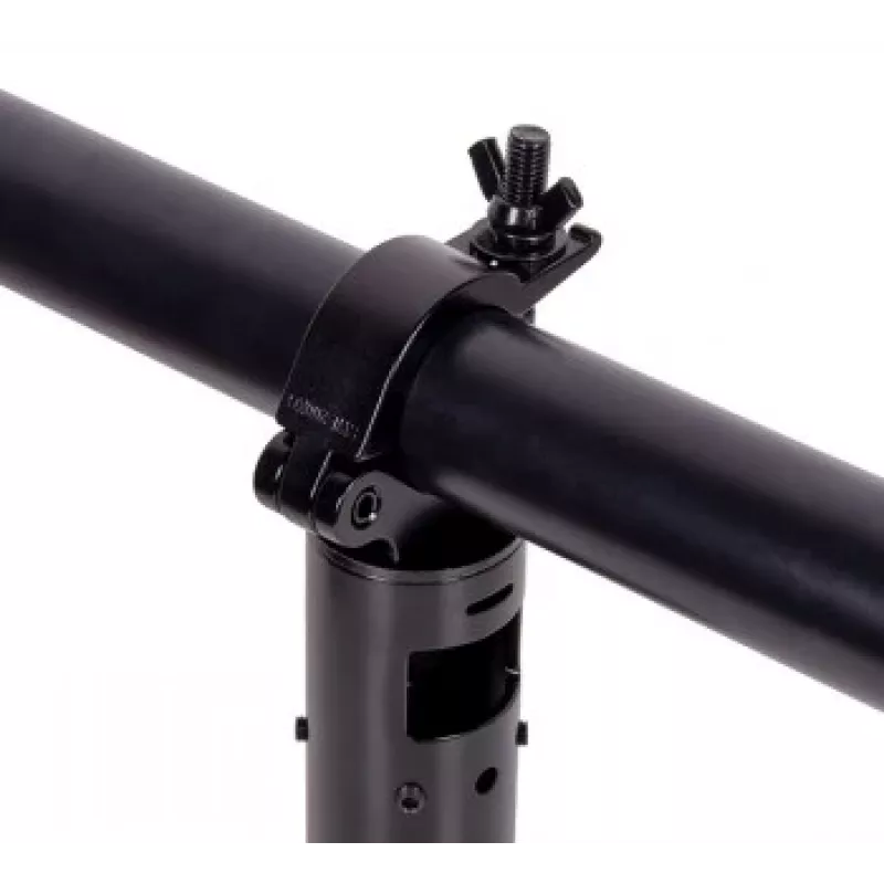 B-TECH AV SYSTEM 2 – tvirtinimo spaustukas Ø50 mm strypams (juodas)
