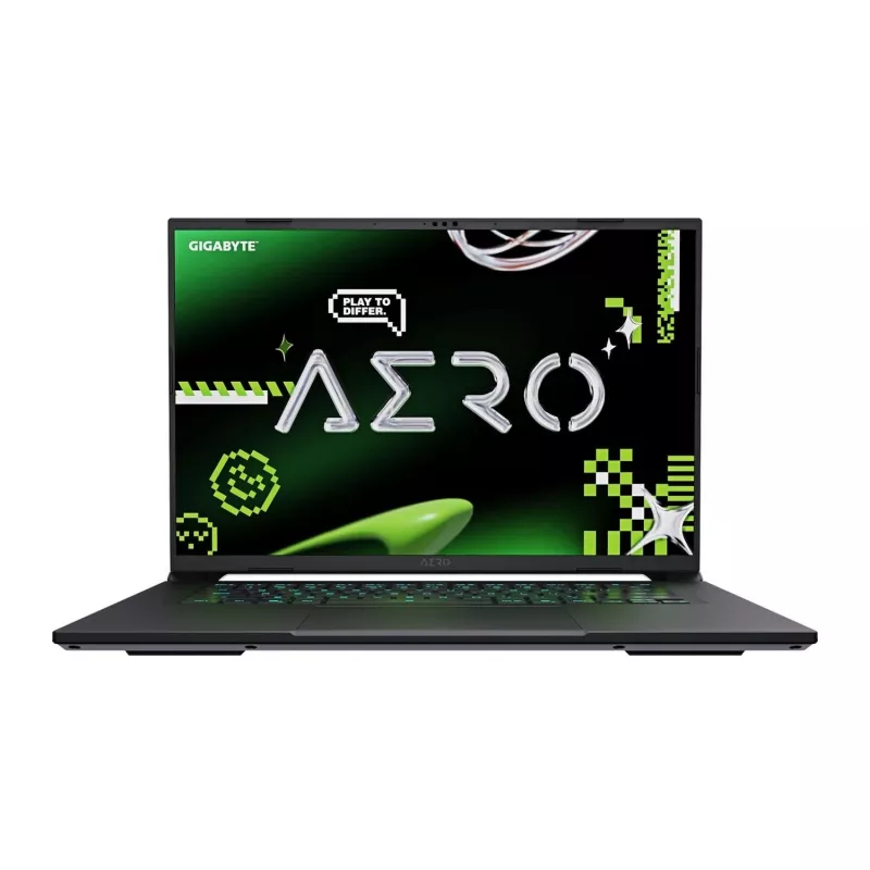 Gigabyte AERO X16 4PHN4EEC64AH 16 colių OLED QHD+ nešiojamas kompiuteris - AMD Ryzen 9 AI 465, 16GB DDR5, 1TB SSD, GeForce RTX 5070, Windows 11 Home, baltas