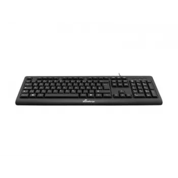 MediaRange MROS109-GR laidinė USB klaviatūra, QWERTY graikiškas išdėstymas, juoda, 105 klavišų, membraninė, 1,5 m laidas