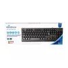MediaRange MROS109-GR laidinė USB klaviatūra, QWERTY graikiškas išdėstymas, juoda, 105 klavišų, membraninė, 1,5 m laidas