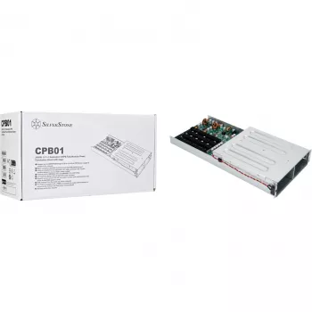 Silverstone Technology SST-CPB01 30 cm 8 kontaktų PCI-E į 8 kontaktų (6+2) PCI-E maitinimo prailginimo kabelis, juodas
