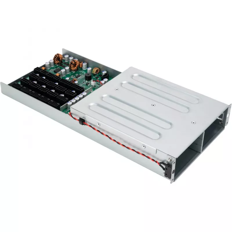 Silverstone Technology SST-CPB01 30 cm 8 kontaktų PCI-E į 8 kontaktų (6+2) PCI-E maitinimo prailginimo kabelis, juodas