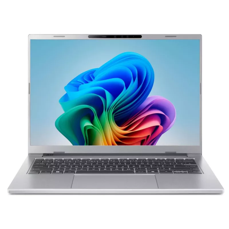Acer Aspire 14 AMD Ryzen AI 5 330 14 colių OLED 16GB 512GB Windows 11 Home nešiojamas kompiuteris - plieno pilka