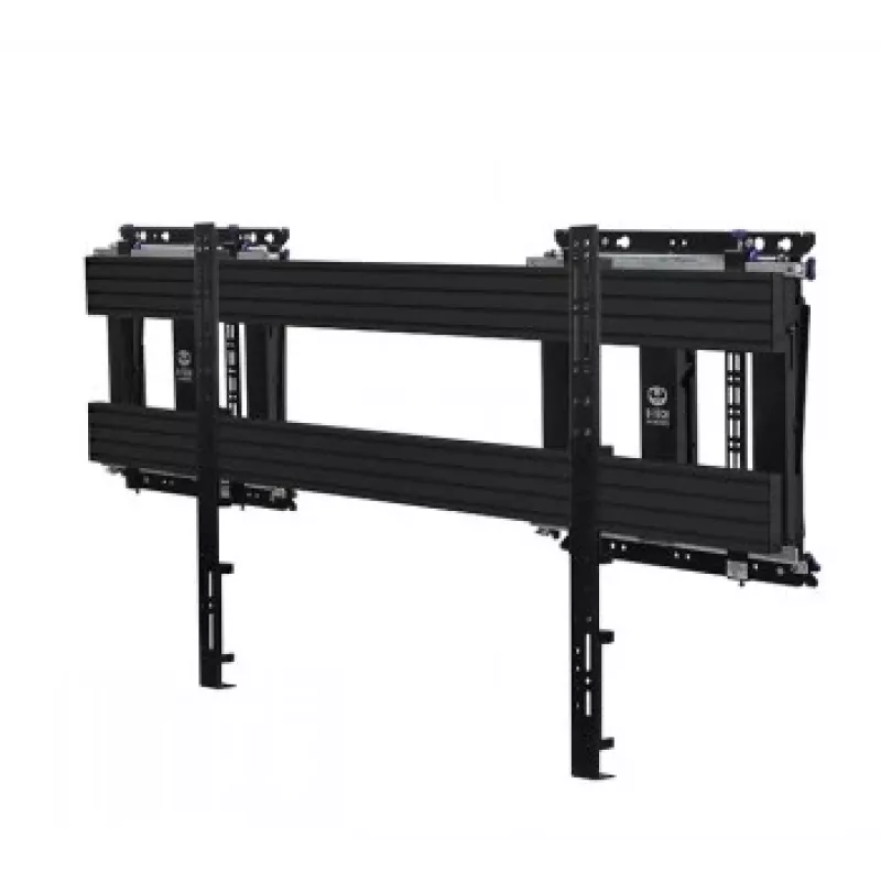 B-TECH AV BT9921/B Soft-Open pilno aptarnavimo sieninis laikiklis XXL ekranams - juodas