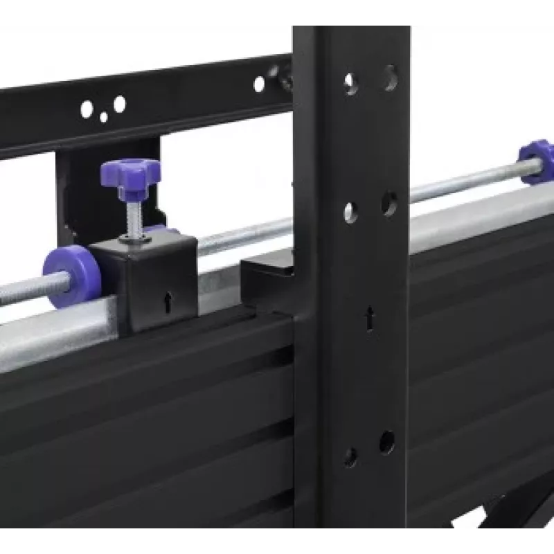 B-TECH AV BT9921/B Soft-Open pilno aptarnavimo sieninis laikiklis XXL ekranams - juodas