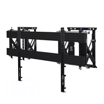 B-TECH AV BT9921/B Soft-Open pilno aptarnavimo sieninis laikiklis XXL ekranams - juodas