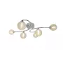 Modernus lubų šviestuvas CL16022-6, 6x28W G9, chromuotas, 6 šviesų