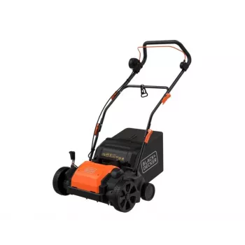 BLACK+DECKER 1200W elektrinis skarifikuotojas ir aeratorius 32cm BEOEP320 su 35L surinkimo dėže