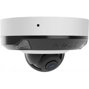 Ajax DomeCam Mini 5MP IP kupolinė kamera, 2,8 mm objektyvas, balta