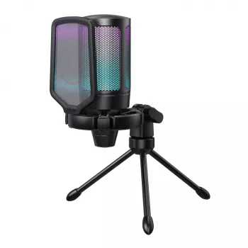 FIFINE A6V AMPLIGAME RGB USB kondensatorinis mikrofonas juodas