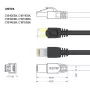 UNITEK Cat.7 S/FTP 2,0 m Ethernet patch kabelis, 10Gbps, 600MHz, auksu dengti RJ45, juodas