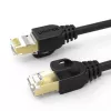 UNITEK Cat.7 S/FTP 2,0 m Ethernet patch kabelis, 10Gbps, 600MHz, auksu dengti RJ45, juodas