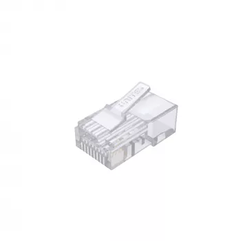 UNITEK 100 vnt. Cat.6 prakišamieji RJ45 moduliniai kištukai (UTP, 23-26AWG, auksuoti kontaktai)