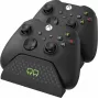 Venom Twin Docking Station, skirta Xbox Series X|S ir Xbox One - dviejų valdiklių įkrovimo stotelė su 2x NiMH 850 mAh įkraunamomis baterijomis - LED indikatoriai - juoda