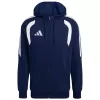adidas Tiro 26 League pilno užtrauktuko megztinis su gobtuvu vyrams, tamsiai mėlynas, L
