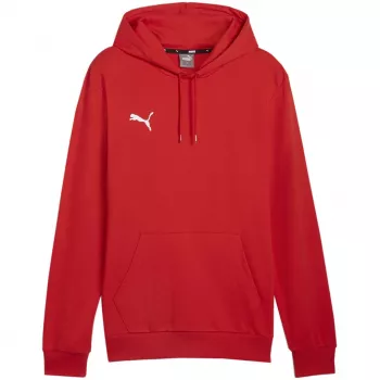 PUMA Team Goal Casuals Hoody Red 658618 01 vyriškas vilnos megztinis