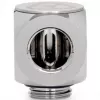 Thermal Grizzly DeltaMate Rotary 90° adapteris G1/4 colio – blizgus nikelis