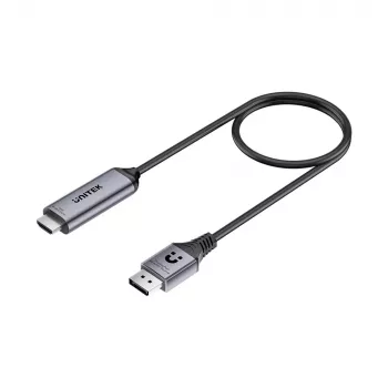 UNITEK DisplayPort 1.4 į HDMI 2.1 aktyvus kabelis 8K@60Hz HDR DSC 1,8m