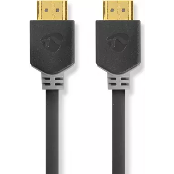 Nedis High Speed HDMI laidas su Ethernet 5,00 m antracito spalvos 4K@60Hz ARC 18 Gbps