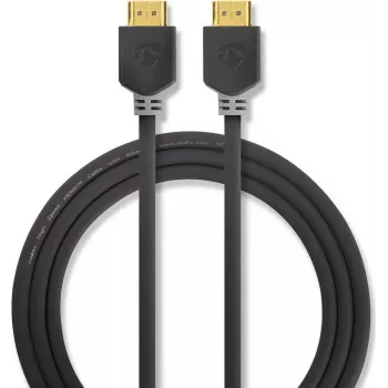 Nedis High Speed HDMI laidas su Ethernet - 4K@60Hz, ARC, 18 Gbps, 1,00 m, antracito