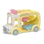 Sylvanian Families Adventure Kindergarten Bus Rainbow – vaikiškas autobusas su žaidimų aikštele