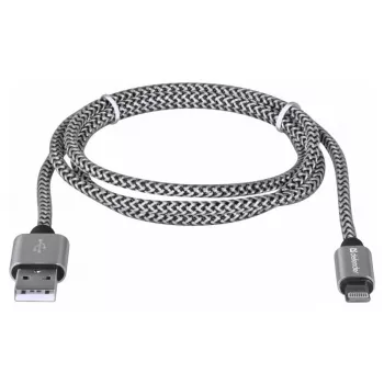 Defender USB-A į Lightning laidas 1,0 m 2,1A baltas