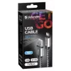 Defender USB-A į Lightning laidas 1,0 m 2,1A baltas