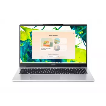 Acer Aspire Lite 15 AL15-44P 15,6 colio Full HD nešiojamasis kompiuteris - AMD Ryzen 3 7430U, 8GB RAM, 512GB SSD, AMD Radeon Graphics, Windows 11 Home - pilkas plieno atspalvis