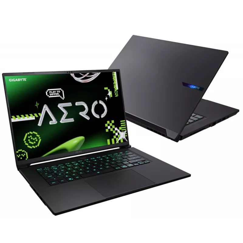 GIGABYTE AERO X16 4WHN3EEC64AH 16 colių OLED nešiojamasis kompiuteris - AMD Ryzen 9 AI 465, 16GB DDR5, 1TB SSD, RTX 5070, Windows 11 Home, sidabrinis