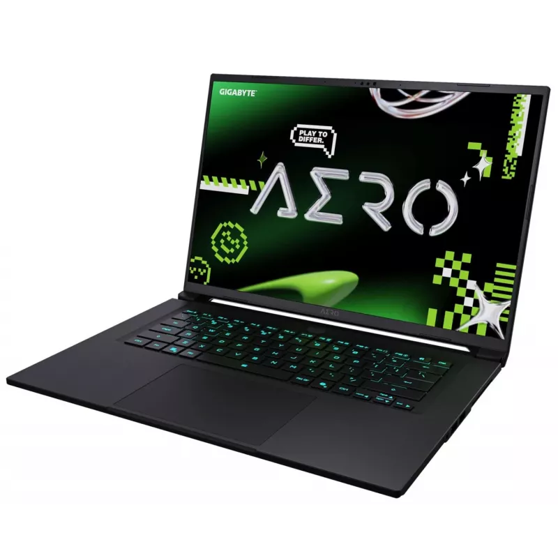 GIGABYTE AERO X16 4WHN3EEC64AH 16 colių OLED nešiojamasis kompiuteris - AMD Ryzen 9 AI 465, 16GB DDR5, 1TB SSD, RTX 5070, Windows 11 Home, sidabrinis