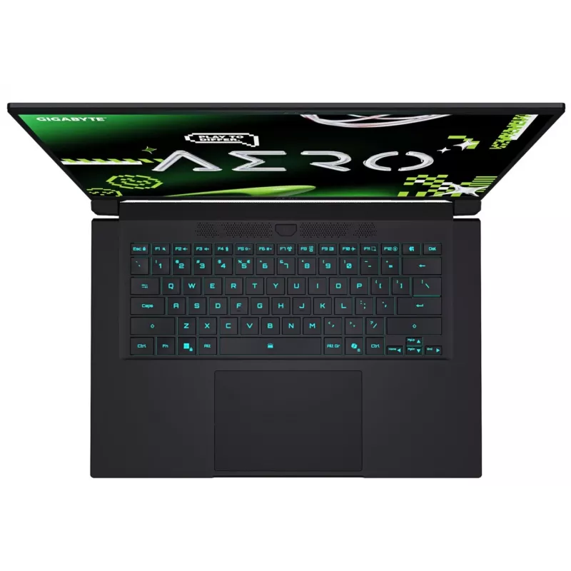 GIGABYTE AERO X16 4WHN3EEC64AH 16 colių OLED nešiojamasis kompiuteris - AMD Ryzen 9 AI 465, 16GB DDR5, 1TB SSD, RTX 5070, Windows 11 Home, sidabrinis