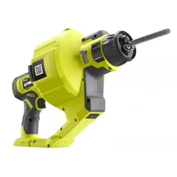 RYOBI RDA18-0 ONE+ belaidis kanalizacijos valytuvas 18V (be akumuliatoriaus) - 7,6 m spiralė, automatinis padavimas, LED šviesa