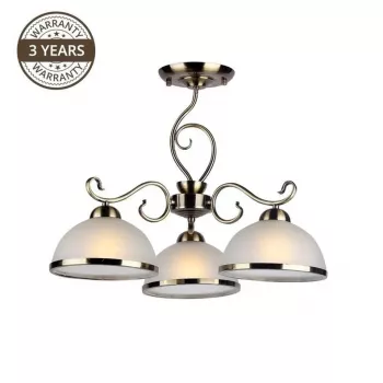 Estera MX90746C/3 3 šviesų E27 lubų šviestuvas, chromuotas