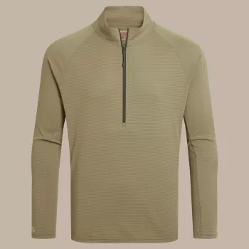 Craghoppers NosiLife SolarShield+ Half Zip viršutiniai marškinėliai - Cardamon, L