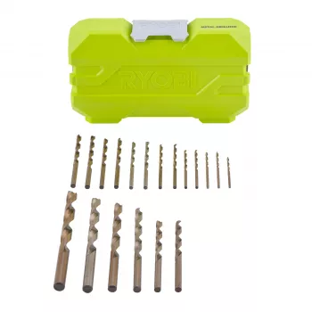 Ryobi HSS grąžtai metalui - 19 vnt. komplektas