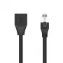 UNITEK Cat6 UTP RJ45 ilginimo laidas M-F 5m juodas