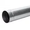 Dūmtraukio įdėklas vamzdis 160 mm skersmens, 1 m, juodas plienas, vienasienis, aukštatemperatūris