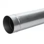 Dūmtraukio įdėklas vamzdis 160 mm skersmens, 1 m, juodas plienas, vienasienis, aukštatemperatūris