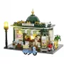 LUMIBRICKS F9023 Laisvai pastatomas plieninis žurnalų stovas, juodos milteliniu būdu dažytos spalvos, vieno skyriaus