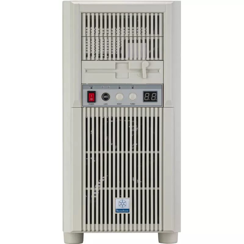 SilverStone Technology SST-FLP03W 120 mm itin smulkaus tinklelio magnetinis ventiliatoriaus filtras, baltas
