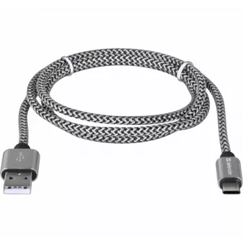 Defender USB-A į USB-C laidas 1,0 m 2,1 A baltas