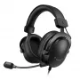 FIFINE H9 Virtual 7.1 Surround Sound USB žaidimų ausinės su nuimamu mikrofonu, RGB LED, uždedamos uždaros, juodos