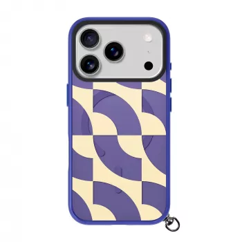 LAUT Keyko Pop dėklas, skirtas iPhone 17 Pro, Indigo Tide