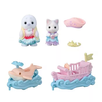 EPOCH Sylvanian Families Pramogų parko bangų raitelio žaidimų rinkinys