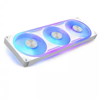 NZXT F360U Ultra RGB 120mm ventiliatorių rinkinys (3 vnt.) baltas
