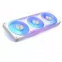 NZXT F360U Ultra RGB 120mm ventiliatorių rinkinys (3 vnt.) baltas