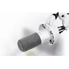 FIFINE T688W dinaminis mikrofonas su stovo ranka, USB/XLR, baltas