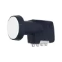 Inverto Quad Premium Universal LNB keitiklis – 4 išėjimai, 0,2 dB triukšmo rodiklis, 40 mm apšvieta, juoda