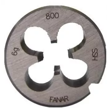 FANAR apvalus sriegimo pjaustytuvas M27 x 2,00 mm HSS800 DIN 22568